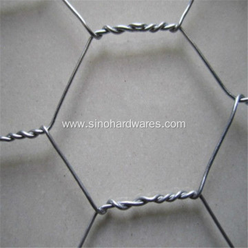 3/8 Inch Electro Galvanized Hexagonal Wire Mesh